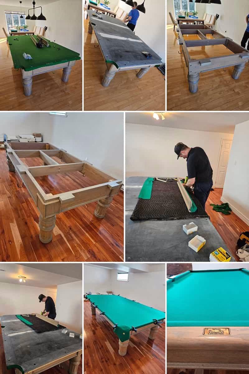 Les etapes de montage Table billard par Demenagement Fiable