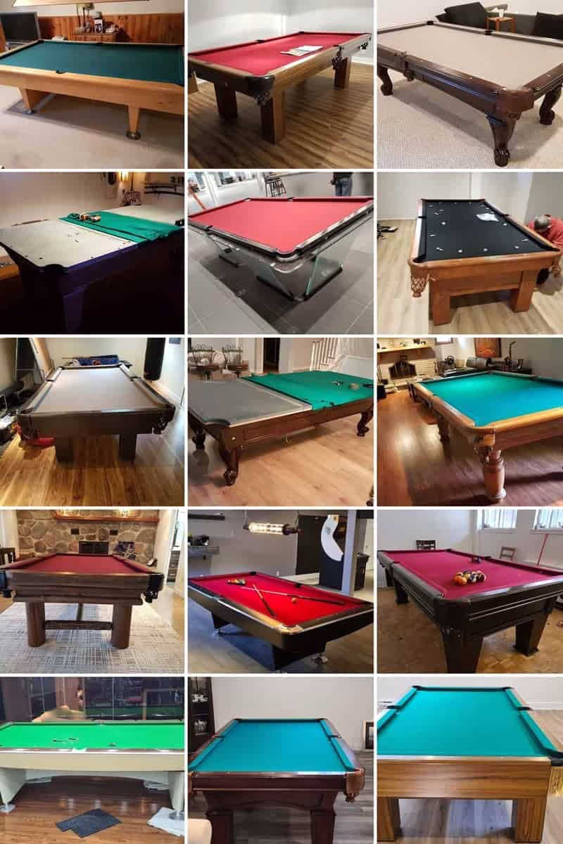 Toute les models de Table de Biallard